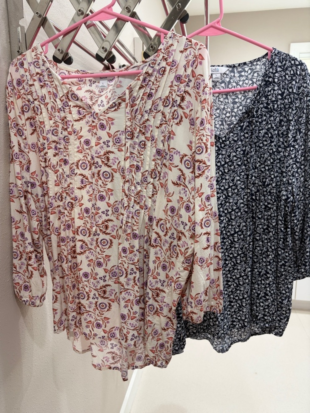 Two Croft & Barrow Blouses in Large